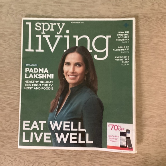Other - Spry Living November 2021 Newspaper featuring Padma Lakshmi